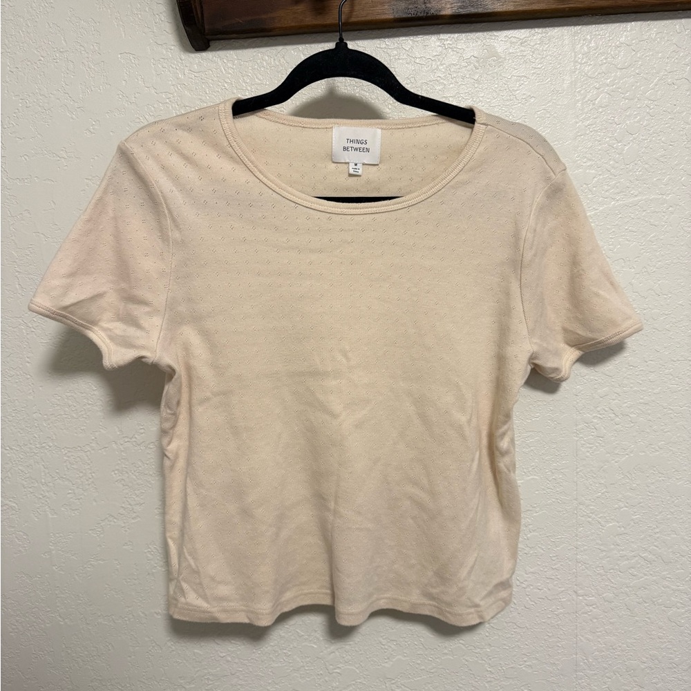 Shop Dahl Rue Pointelle top